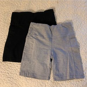 Set of 2 biker shorts